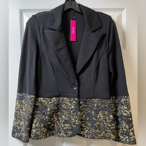 Terez Black and Gold Blazer